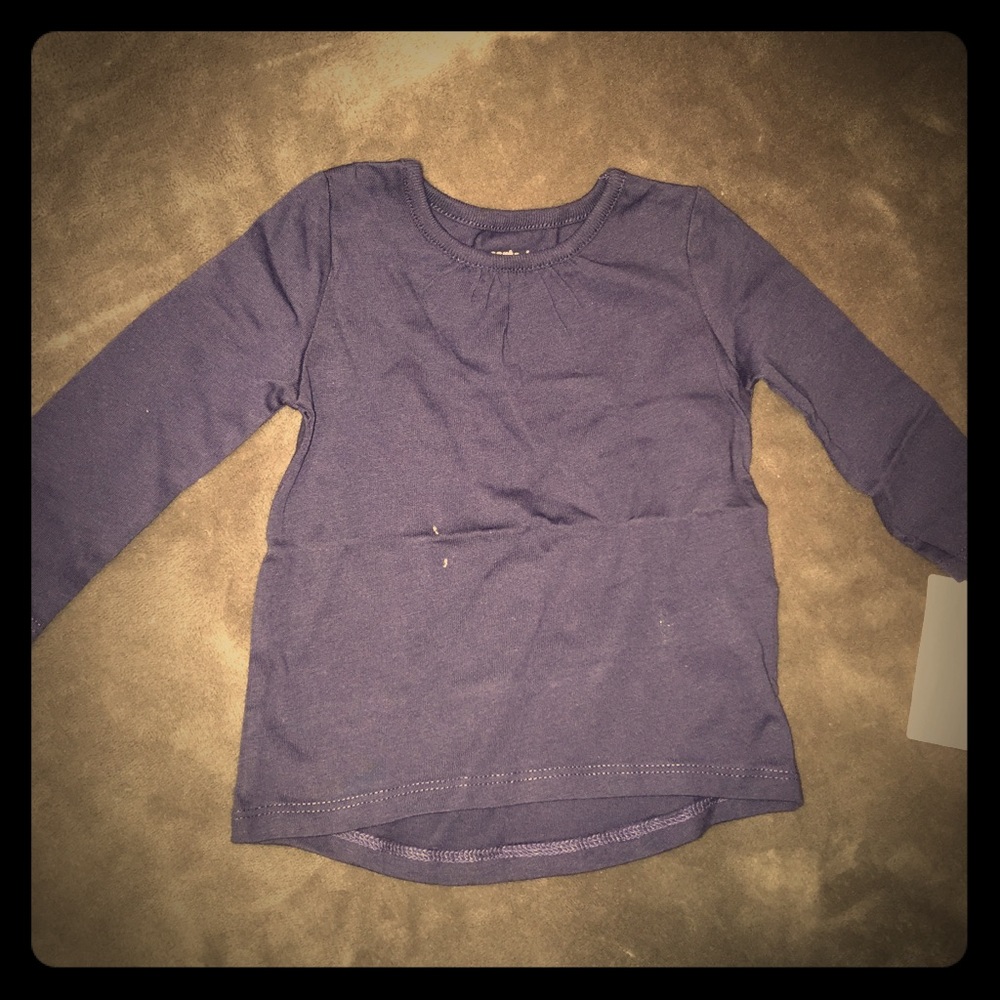 NWT Navy Shirt, Size 6 Months